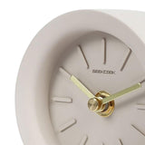 Maxbell Desk Clock Keeping Accurate Time Bedside Clock for Living Room Office Indoor Brown