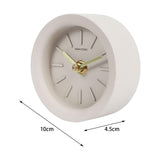 Maxbell Desk Clock Keeping Accurate Time Bedside Clock for Living Room Office Indoor Brown