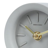 Maxbell Desk Clock Keeping Accurate Time Bedside Clock for Living Room Office Indoor Gray