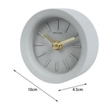 Maxbell Desk Clock Keeping Accurate Time Bedside Clock for Living Room Office Indoor Gray