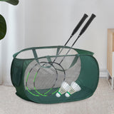 Maxbell Popup Laundry Basket Collapsible Laundry Basket for Living Room Dorm Bedroom Green