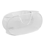 Maxbell Popup Laundry Basket Collapsible Laundry Basket for Living Room Dorm Bedroom White