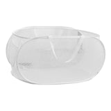 Maxbell Popup Laundry Basket Collapsible Laundry Basket for Living Room Dorm Bedroom White