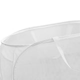 Maxbell Popup Laundry Basket Collapsible Laundry Basket for Living Room Dorm Bedroom White