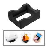 Maxbell Cup Cradle with Slot 2 Angle Cup Holder for Glass Bottle Tumblers Crafts Use Black