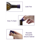Maxbell Bottle Stopper Vacuum Stopper Preservers for Bar Kitchen Restaurant violet