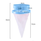 Maxbell Floating Hair Filtering Mesh Washer Hair Catchers for Laundry Washing Machine Blue