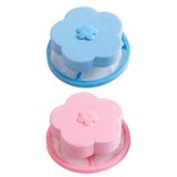Maxbell Floating Hair Filtering Mesh Washer Hair Catchers for Laundry Washing Machine Blue
