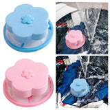 Maxbell Floating Hair Filtering Mesh Washer Hair Catchers for Laundry Washing Machine Blue