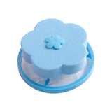 Maxbell Floating Hair Filtering Mesh Washer Hair Catchers for Laundry Washing Machine Blue