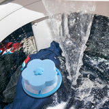 Maxbell Floating Hair Filtering Mesh Washer Hair Catchers for Laundry Washing Machine Blue