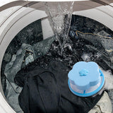 Maxbell Floating Hair Filtering Mesh Washer Hair Catchers for Laundry Washing Machine Blue