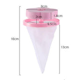 Maxbell Floating Hair Filtering Mesh Washer Hair Catchers for Laundry Washing Machine Pink