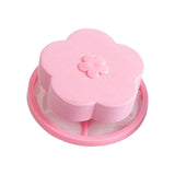 Maxbell Floating Hair Filtering Mesh Washer Hair Catchers for Laundry Washing Machine Pink