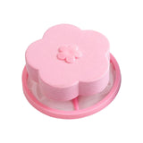 Maxbell Floating Hair Filtering Mesh Washer Hair Catchers for Laundry Washing Machine Pink