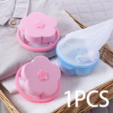 Maxbell Floating Hair Filtering Mesh Washer Hair Catchers for Laundry Washing Machine Pink