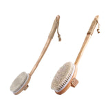 Maxbell Bath Brush Back Scrubber for Facial Cleansing Brush Bathing Exfoliating Curved Handle