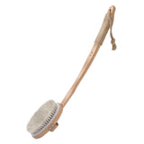 Maxbell Bath Brush Back Scrubber for Facial Cleansing Brush Bathing Exfoliating Curved Handle