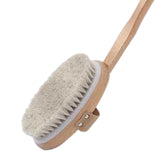 Maxbell Bath Brush Back Scrubber for Facial Cleansing Brush Bathing Exfoliating Curved Handle