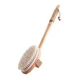 Maxbell Bath Brush Back Scrubber for Facial Cleansing Brush Bathing Exfoliating Straight Handle