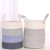 Maxbell Soft Blanket Holder Bin Woven Baskets for Storage for Living Room, Playroom 4 colors