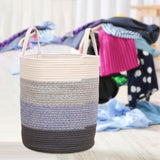 Maxbell Soft Blanket Holder Bin Woven Baskets for Storage for Living Room, Playroom 4 colors