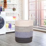 Maxbell Soft Blanket Holder Bin Woven Baskets for Storage for Living Room, Playroom 4 colors