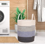 Maxbell Soft Blanket Holder Bin Woven Baskets for Storage for Living Room, Playroom 4 colors