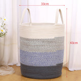 Maxbell Soft Blanket Holder Bin Woven Baskets for Storage for Living Room, Playroom 4 colors