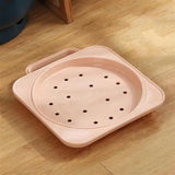 Maxbell Flower Caddy with Wheels Durable Strong Rolling Plant Stand for Garden Indoor Pink S