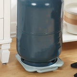 Maxbell Flower Caddy with Wheels Durable Strong Rolling Plant Stand for Garden Indoor L Blue