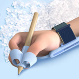 Maxbell Pen Grip Ergonomic Writing Posture Training for Writing Practice Beginner Blue
