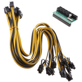 Max Breakout Board +10pcs 50cm Cable for 1200w/750w Power Module Mining Ethereum