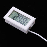 Max Maxb LCD Digital Electronic Aquarium Fish Tank Water Thermometer Hydrothermograph White