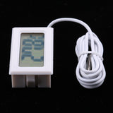 Max Maxb LCD Digital Electronic Aquarium Fish Tank Water Thermometer Hydrothermograph White