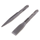 Max Maxb 14mm x 150mm Square Shank Point Chisel and Flat Chisel for Rotary Hammer