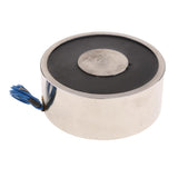 Max Electric Lifting Magnet Electromagnet Solenoid Lift Holding DC12V 1500N
