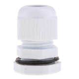 Max 10Pcs Waterproof IP68 Nylon Cable Gland Joints White Cord Connector PG 11