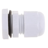 Max 10Pcs Waterproof IP68 Nylon Cable Gland Joints White Cord Connector PG 11