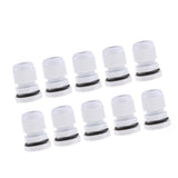 Max 10Pcs Waterproof IP68 Nylon Cable Gland Joints White Cord Connector PG 11