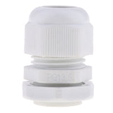 Max 10Pcs Waterproof IP68 Nylon Cable Gland Joints White Cord Connector PG 16