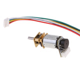 Max DC 12V Micro Gear Motor Electric Speed Reduction Motor Gearbox Coder 148rpm