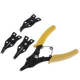 Max 4 In 1 Snap Ring Pliers Combination Internal External Circlip Pliers Set Yellow