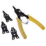 Max 4 In 1 Snap Ring Pliers Combination Internal External Circlip Pliers Set Yellow