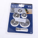 Max 6 Pieces Mini Micro Small High Speed Steel Circular Saw Blade Disc Wheel