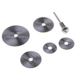 Max 6 Pieces Mini Micro Small High Speed Steel Circular Saw Blade Disc Wheel