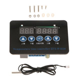 Max Dual Digital LED Thermostat Temperature Controller Thermometer Switch 24V