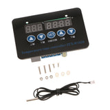 Max Dual Digital LED Thermostat Temperature Controller Thermometer Switch 24V