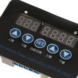 Max Dual Digital LED Thermostat Temperature Controller Thermometer Switch 24V