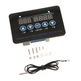 Max Dual Digital LED Thermostat Temperature Controller Thermometer Switch 220V